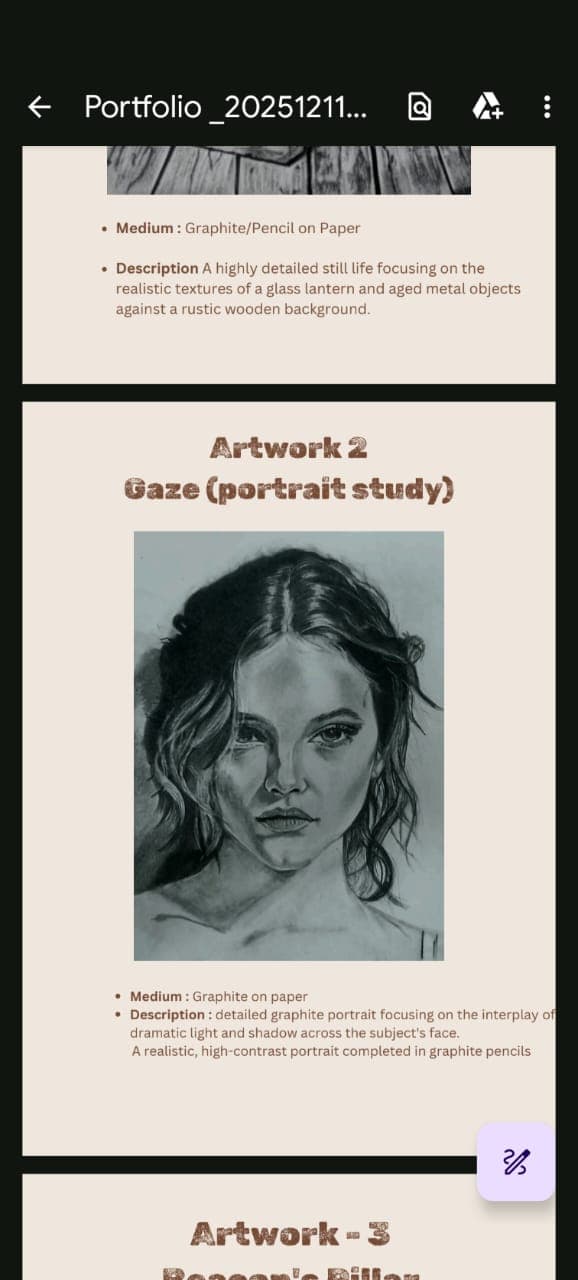 Gaze (portrait study)